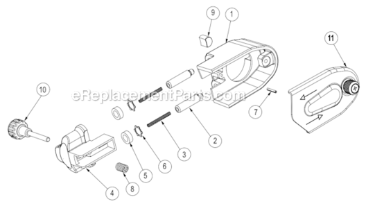 Part Location Diagram of 2050546443 Chicago Pneumatic Wheel Assy 1/2" - 5/8"